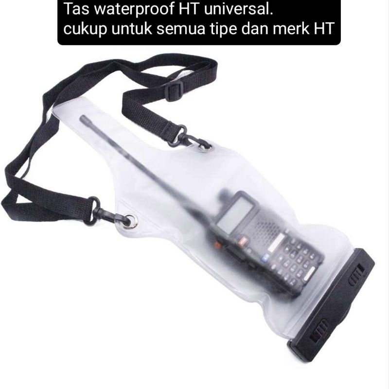 Tas HT waterproof anti air hujan untuk berbagai HT Motorola Baofeng Yaesu Voxter Toriphone Kenwood F