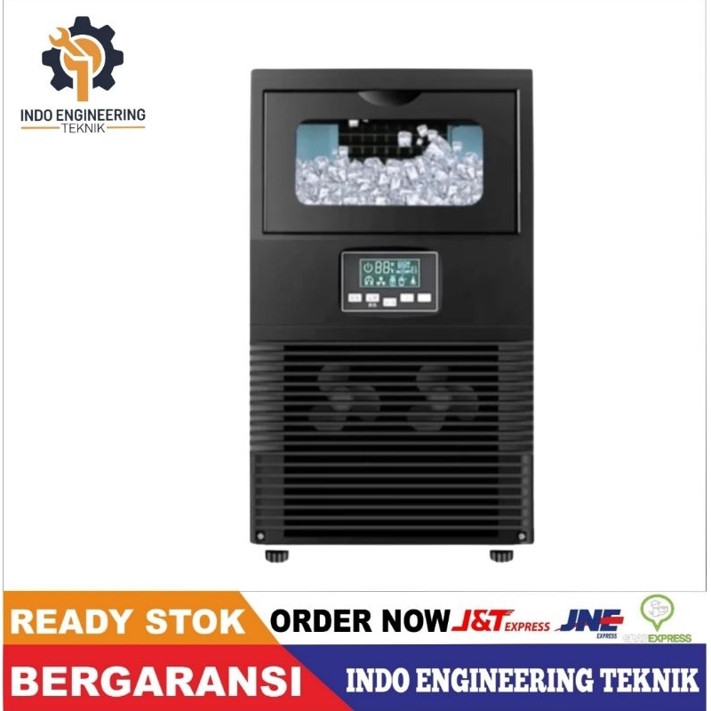 Mesin Es Batu 40kg perhari Iceler Ice Cube Maker untuk Cafe