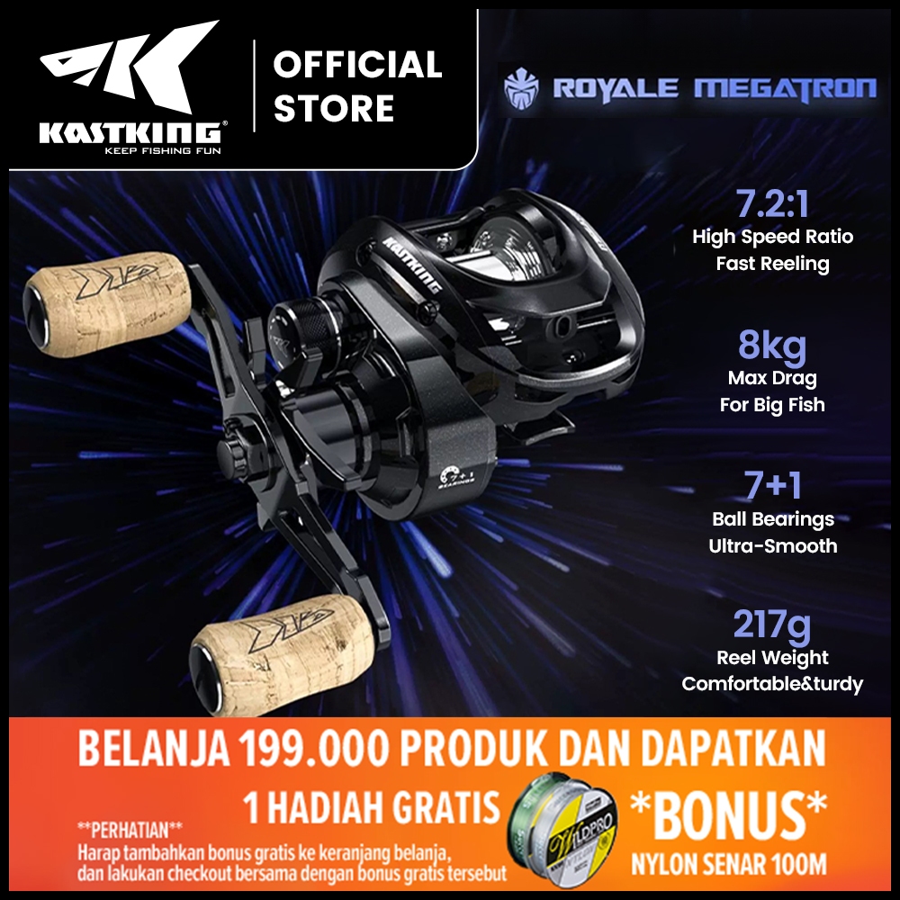 [OFFICIAL] KASTKING ROYALE MEGATRON Reel BC Long Cast Reel Pancing Baitcasting, Bait Casting Gulunga