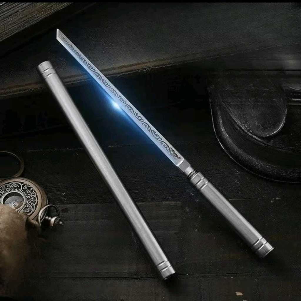 PISAU DAPUR MINI Motif Tongkat Baja Tahan Karat Super Tajam Stainless DAFE - Portable Fruit Knife -