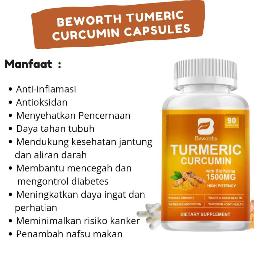 BEWORTHS TUMERIC CURCUMIN CAPSULES ORIGINAL