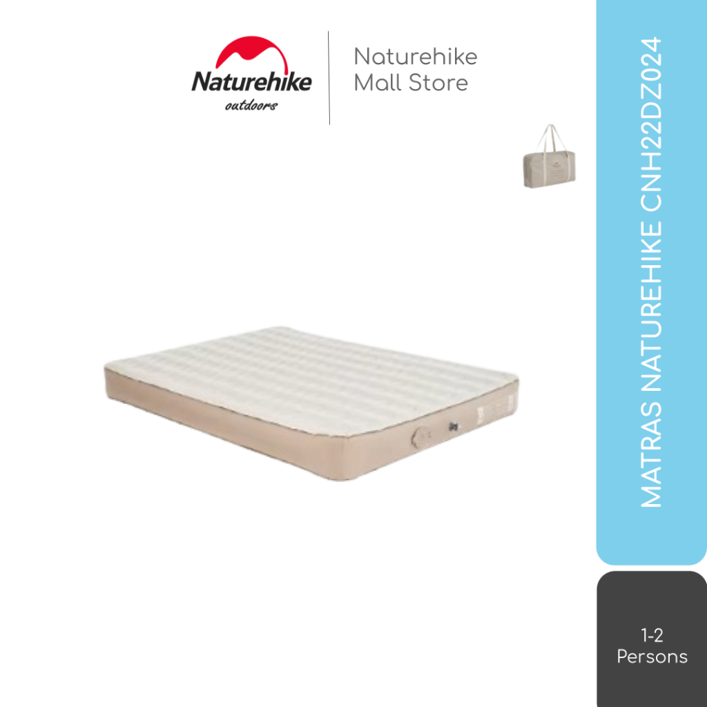 KASUR ANGIN TIDUR PLUS POMPA ELEKTRIK TENDA GLAMPING INFLATABLE BED NATUREHIKE CNH22DZ024