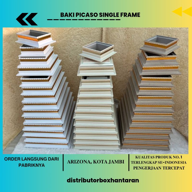 kotak hantaran picaso dan tutup akrilik | kotak hantaran pernikahan