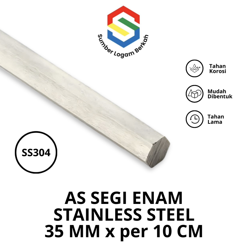 as segi enam 35 mm stainless steel 304