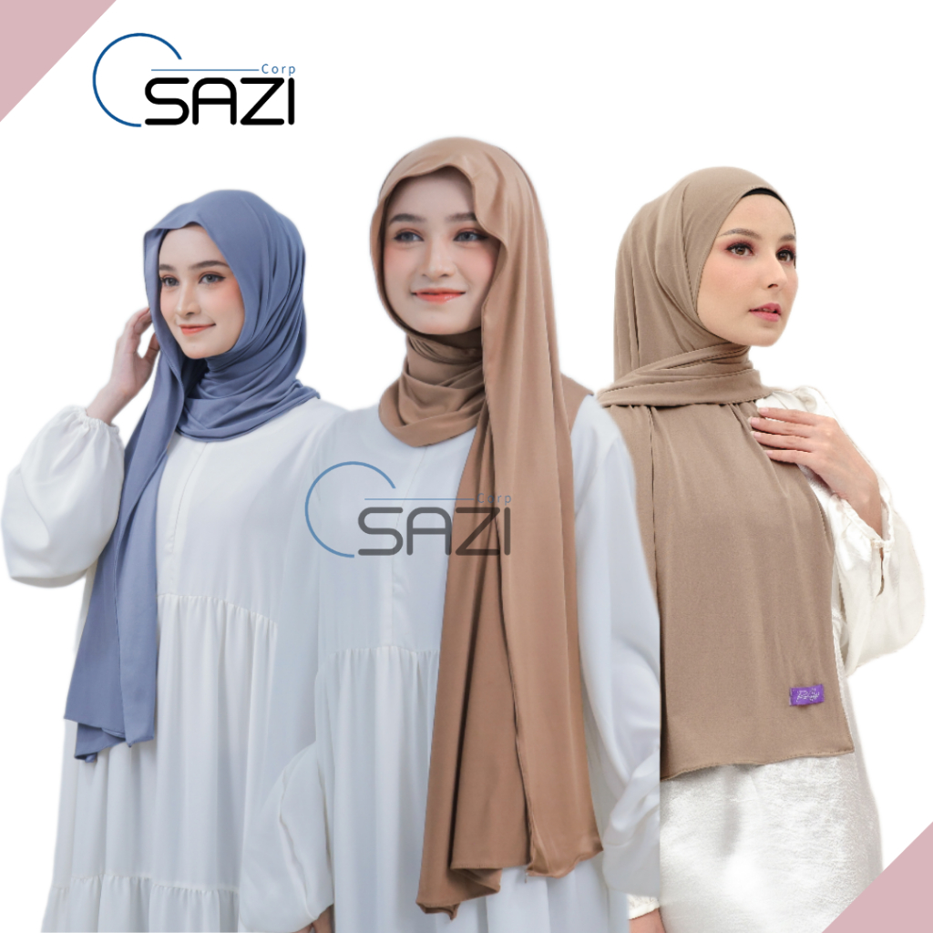 Pashmina Kaos Jersey / Pashmina Flowy Mleyot