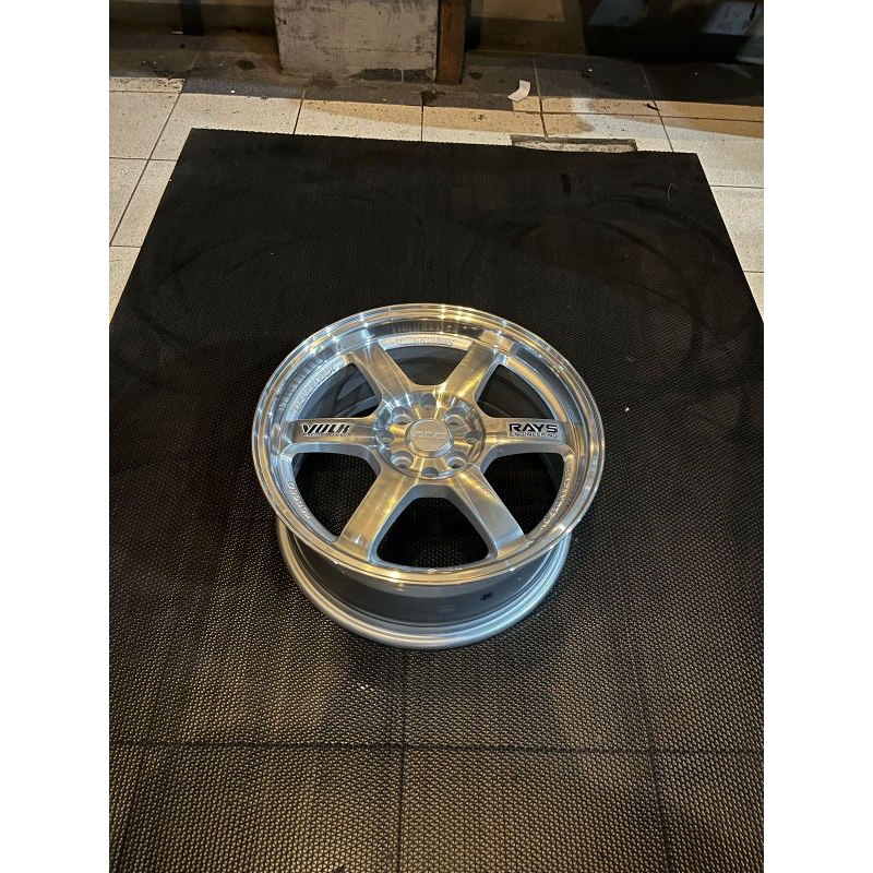 VELG BARU TE37 R16 x7.0 ET 38 PCD 8x100/114.3 SILVER FULL POLISH