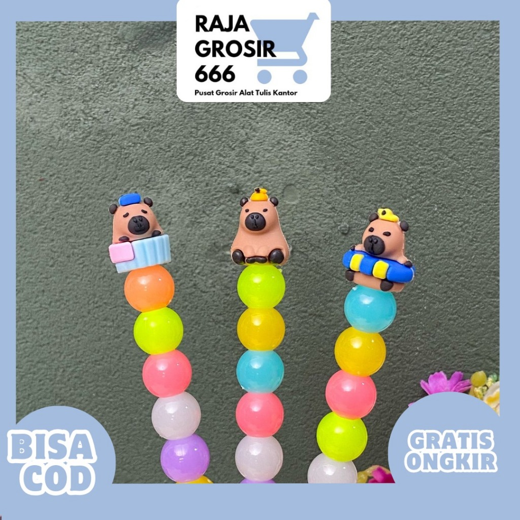 

PULPEN GEL BOLA-BOLA CAPYBARA PGK-1826 BOLPEN PEN PENA ALAT TULIS KANTOR COD CAPIBARA KAPIBARA