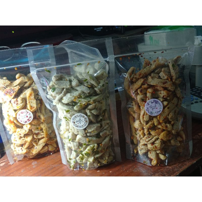 

BASRENG KRIUK PEDAS DAUN JERUK (120 gr)