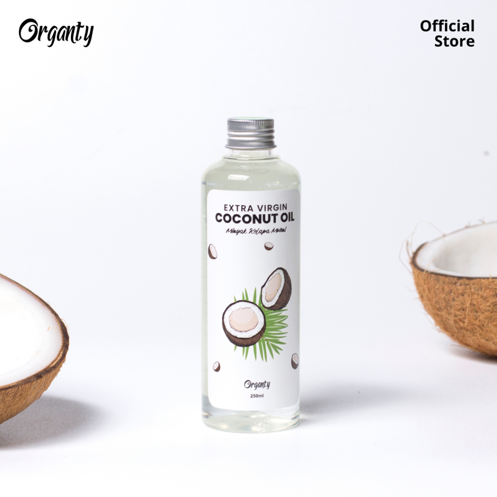 

Extra Virgin VCO Coconut Oil Organty 250ml 100% Cold Pressed Authentic Coconut Oil