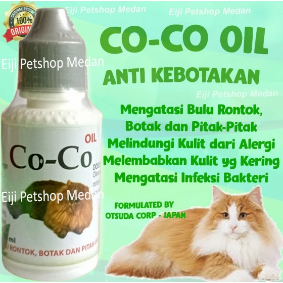 OBAT KUCING BULU RONTOK COCO OIL OBAT BULU KUCING OBAT KUCING BOTAK – PENUMBUH BULU KUCING