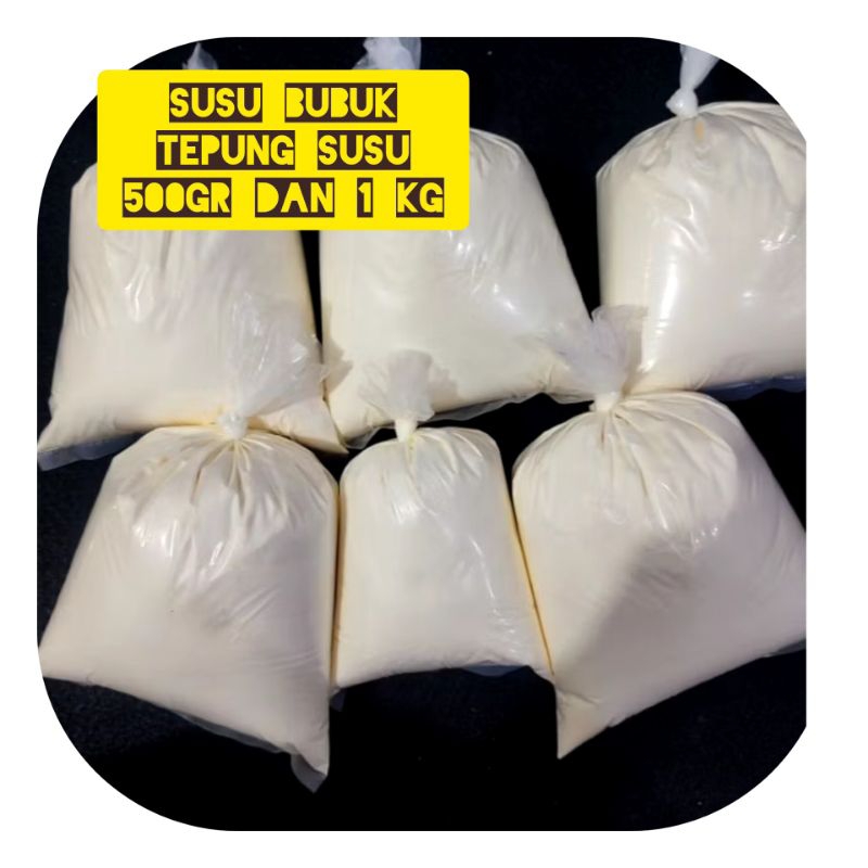 

Susu Bubuk II Tepung Susu II 500gr dan 1 Kg