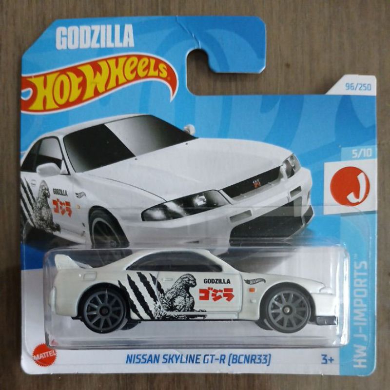HOT WHEELS NISSAN SKYLINE GTR GODZILLA WHITE PUTIH