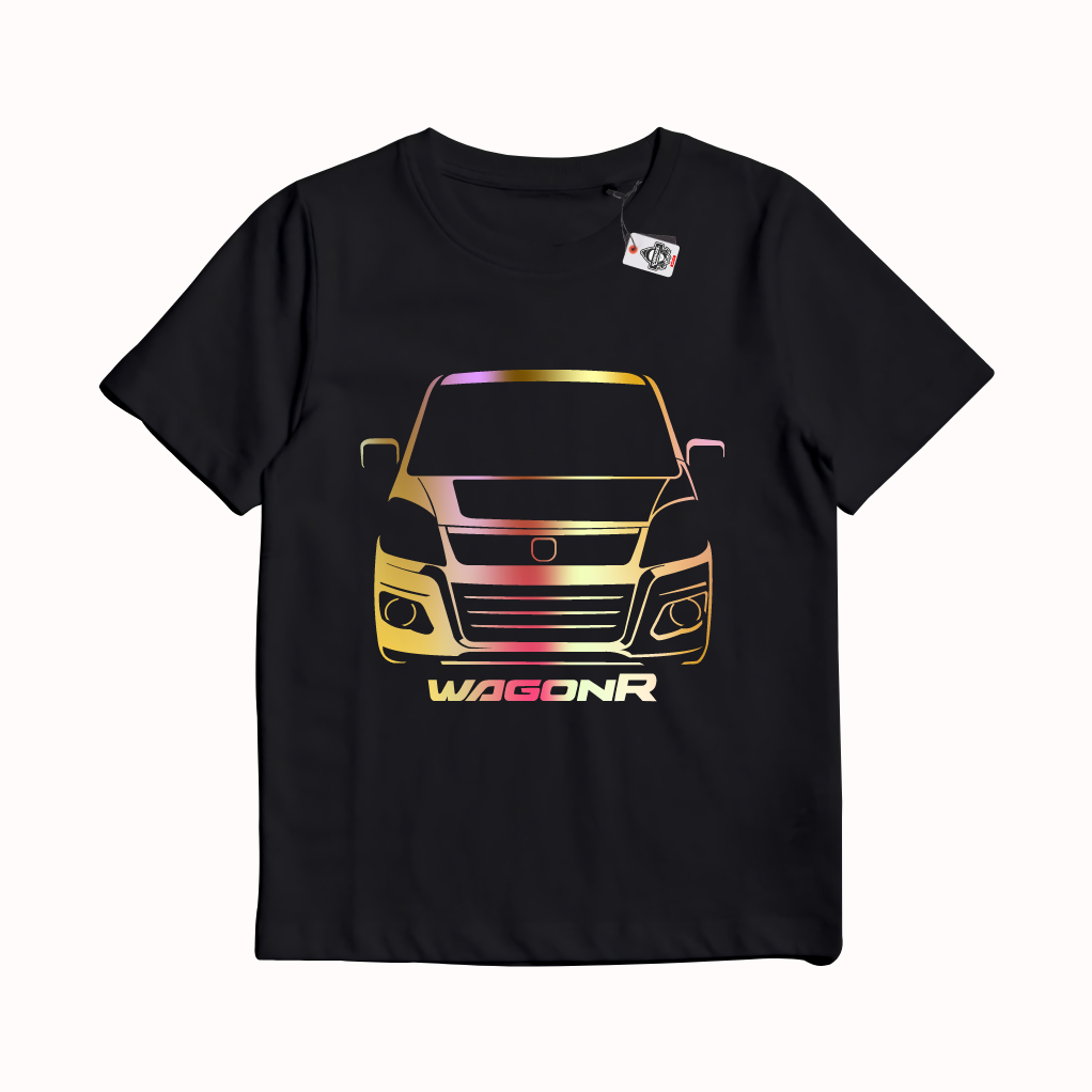 KARIMAKE Kaos Baju T Shirt Distro Anak Unisex Gambar Mobil SUZUKI KARIMUN WAGON R Hologram