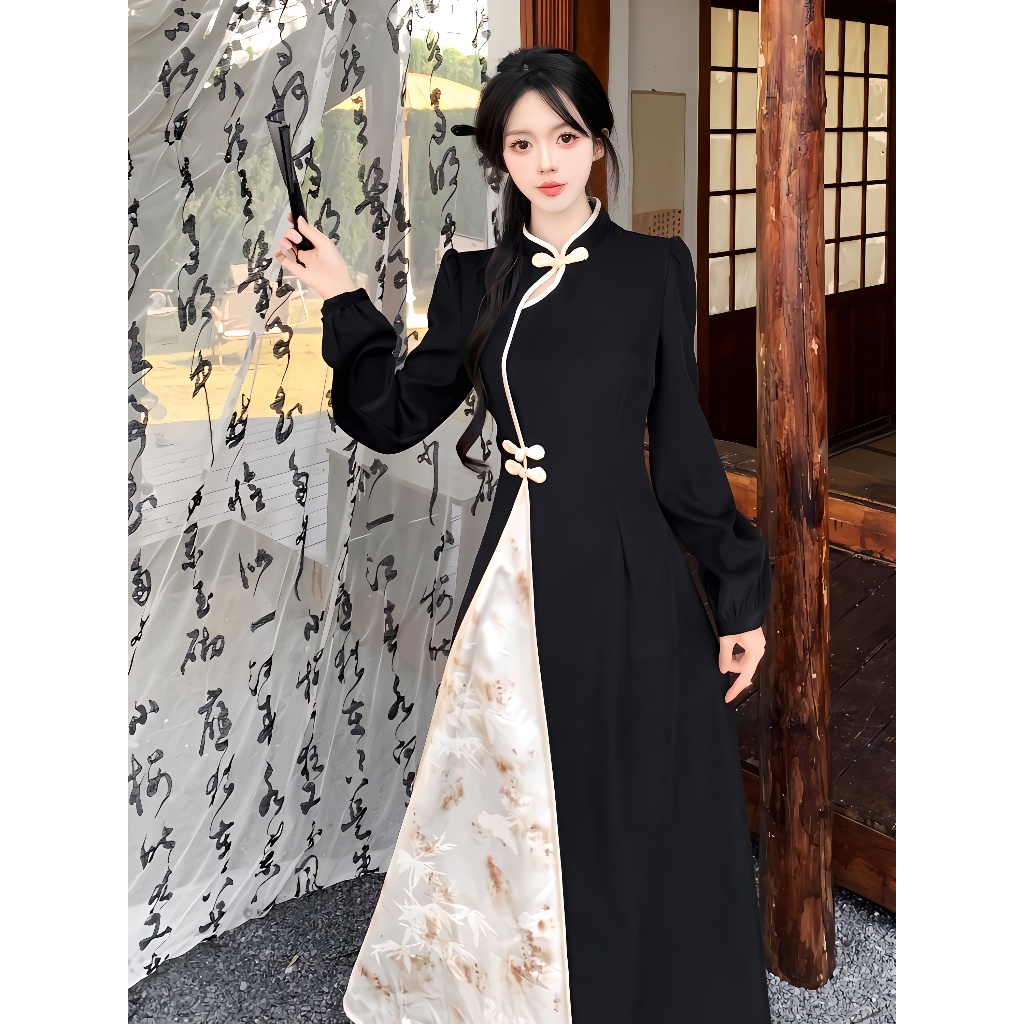 Hot Deals Dress Gamis Hijab Friendly Dress Cheongsam Dress Elegant Casual Dress Dress Batik Mewah