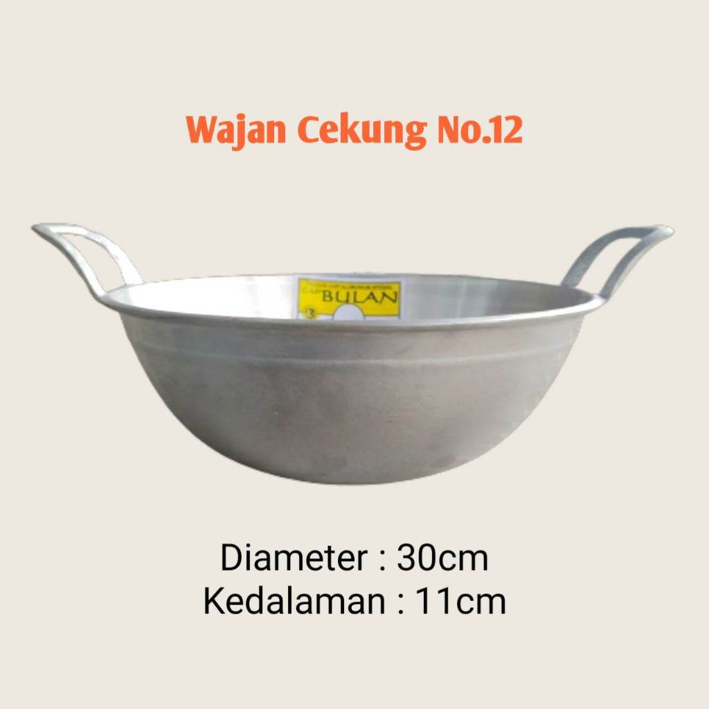 Wajan Anti Lengket Wajan Cekung Anti Gores Anti Lengket/Wajan cekung Kuping