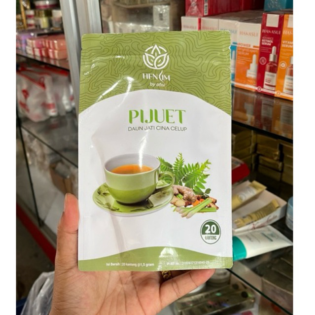 

PIJUETea Daun jati Cina celup by afni | Tea celup isi 20 kantong