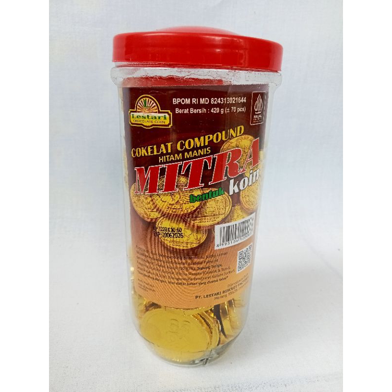 

Cokelat Mitra Bentuk Koin Isi 70 Pcs