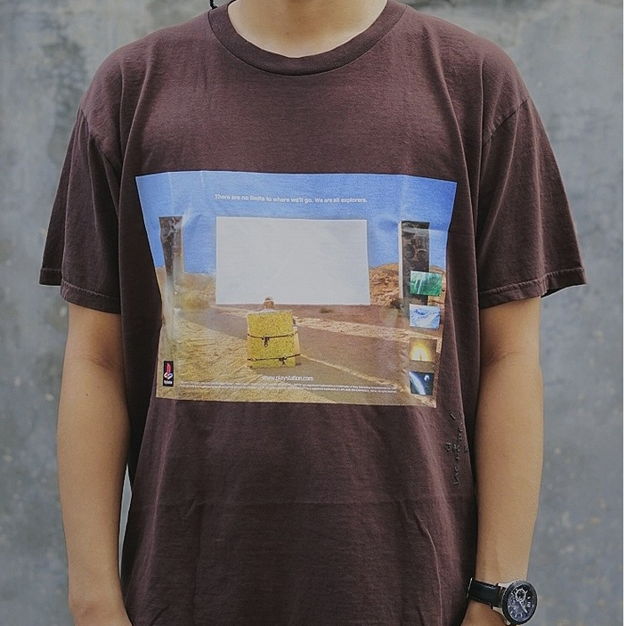 Travis Scott x Playstation Monolith Tshirt Brown
