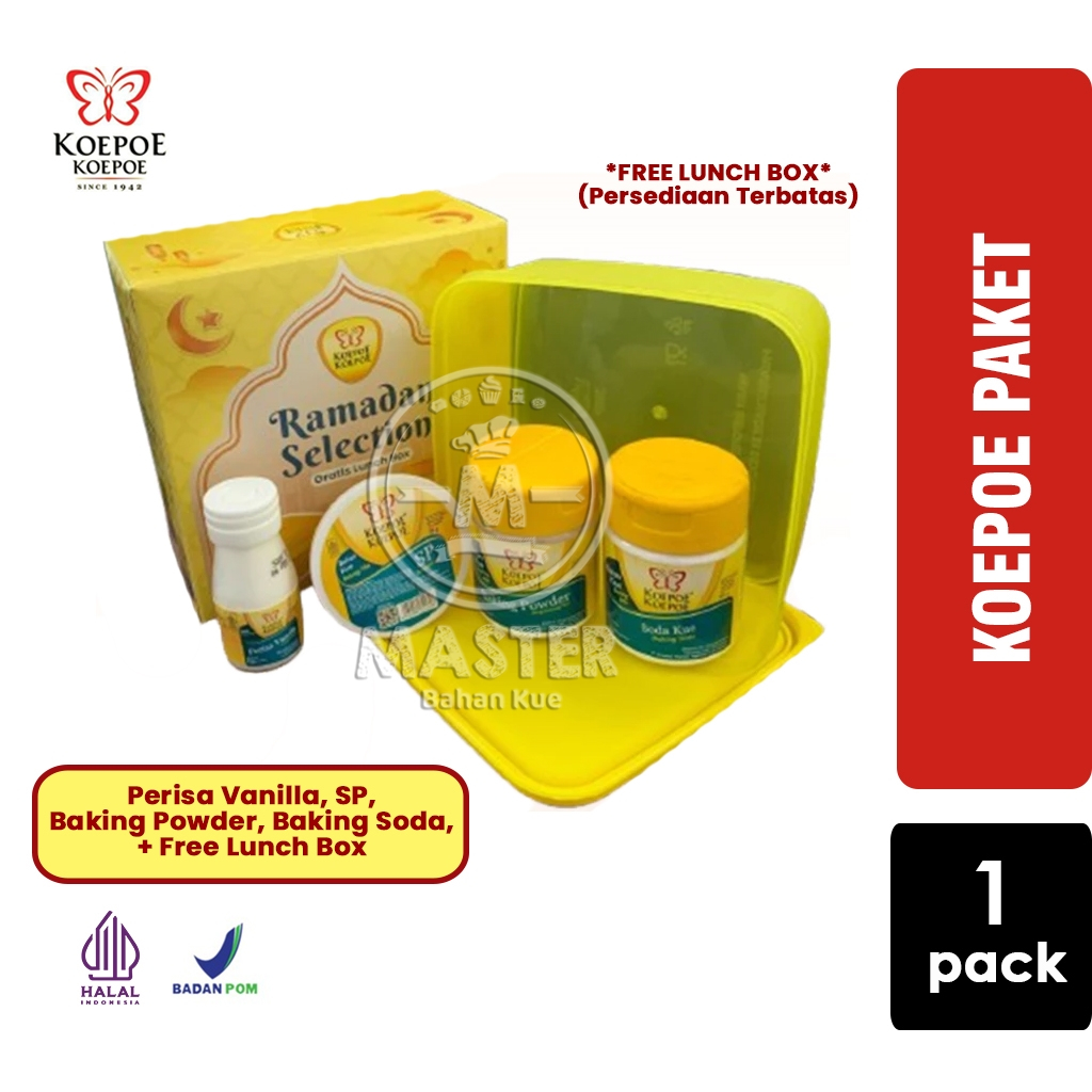 

PAKET Ramadhan Selection KOEPOE KOEPOE + FREE LUNCH BOX [1 Paket]