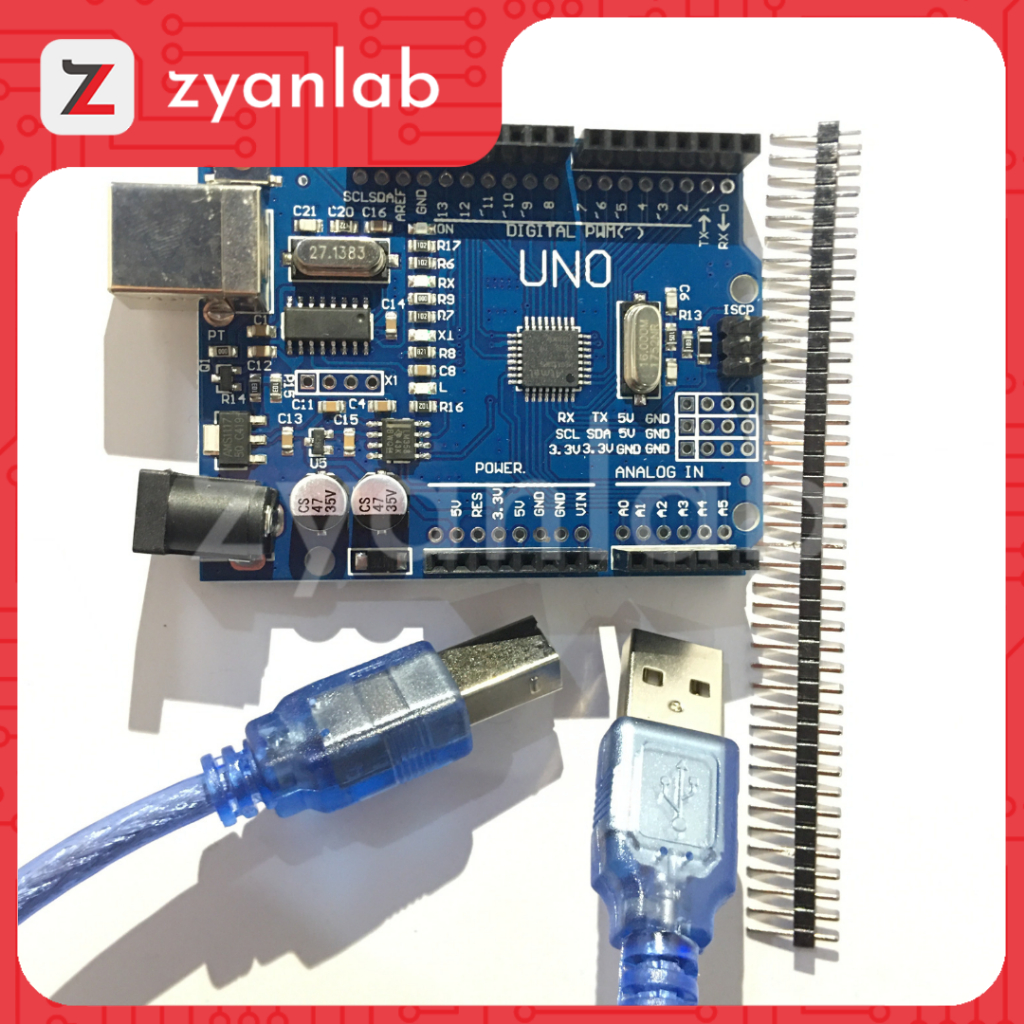 ARDUINO UNO R3 ATMEGA 328P + USB CABLE
