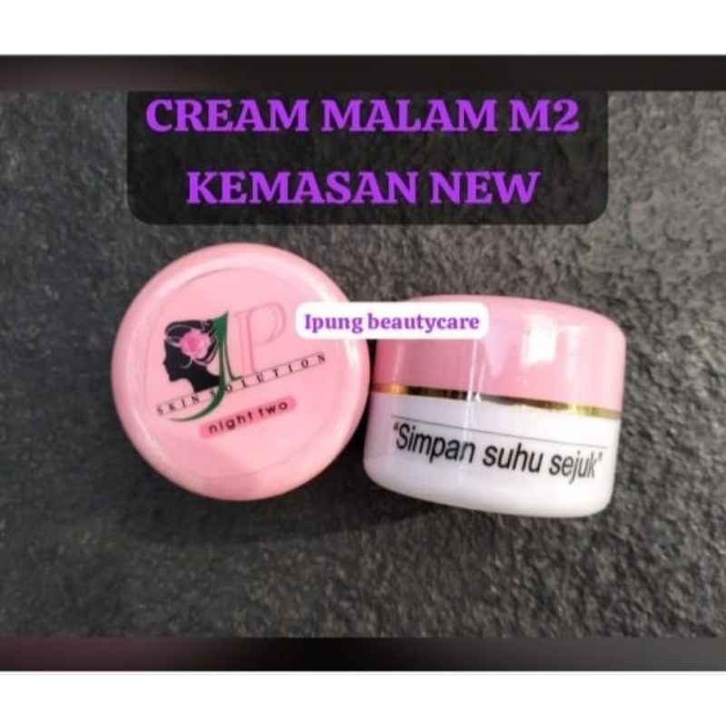 Cream malam m2 ip skincare kemasan new original ip skincare