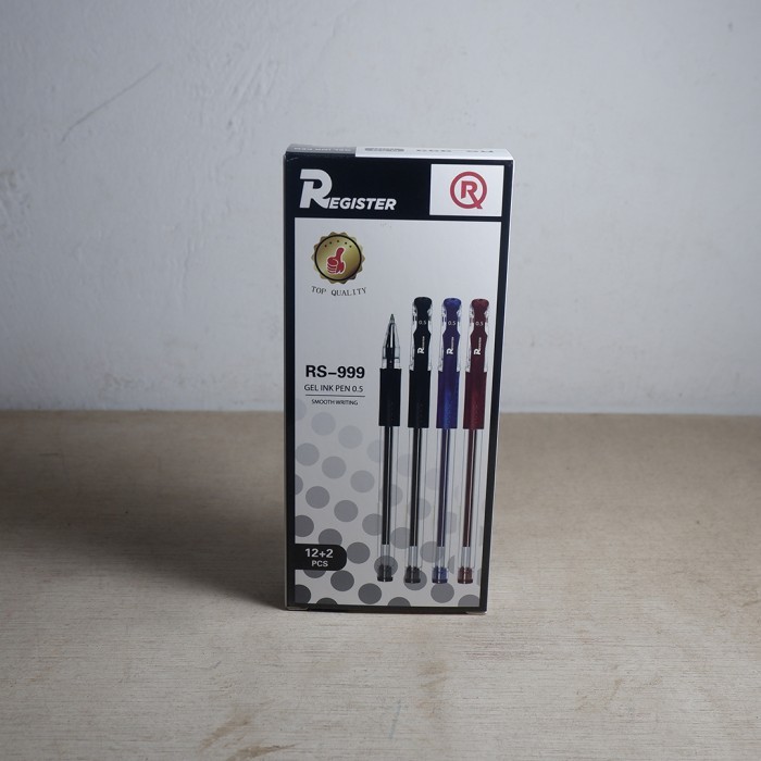 

Nerrd Pulpen Register Gel Ink Pen Murah 0.5mm RS-999