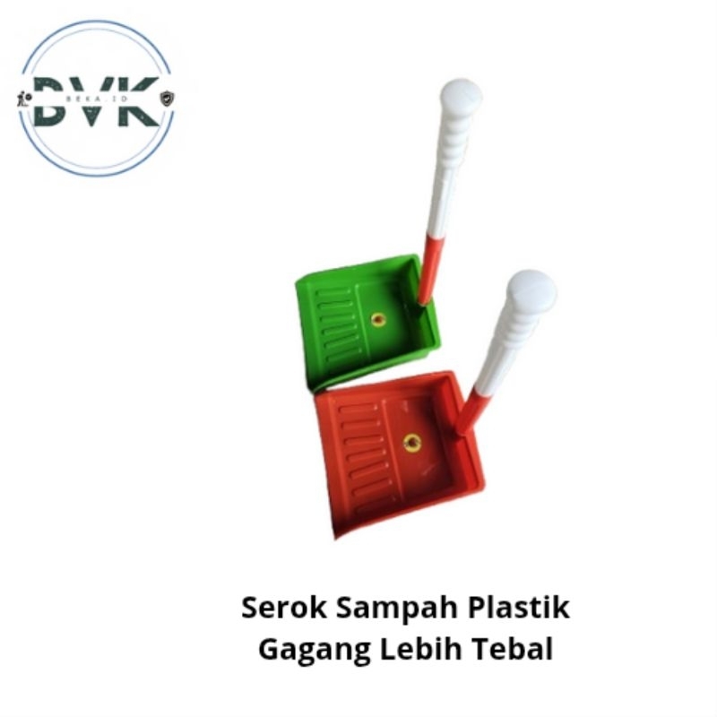 Serok Sampah Plastik / Pengki Gagang Tebal