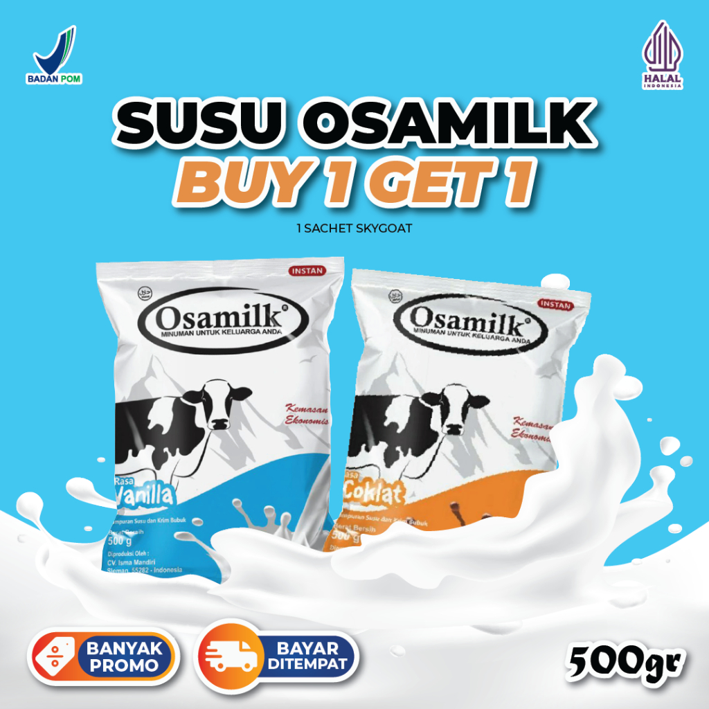 

Osamilk Susu Sapi Buy 1 Get 1 Asli 100%