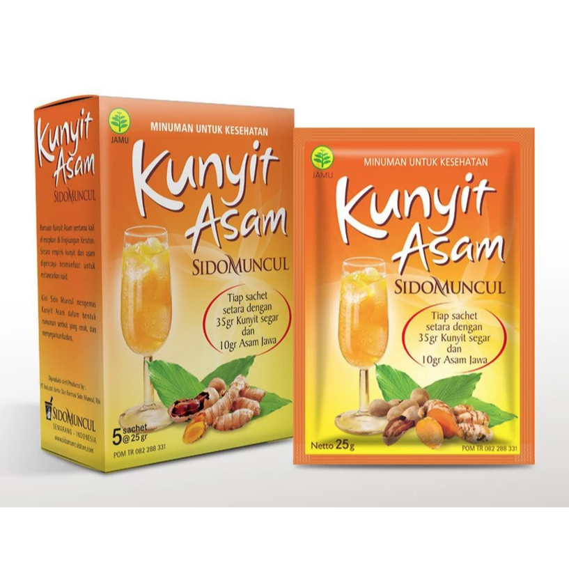 

Kunyit Asam Sido Muncul Isi 5 Sachet/Box