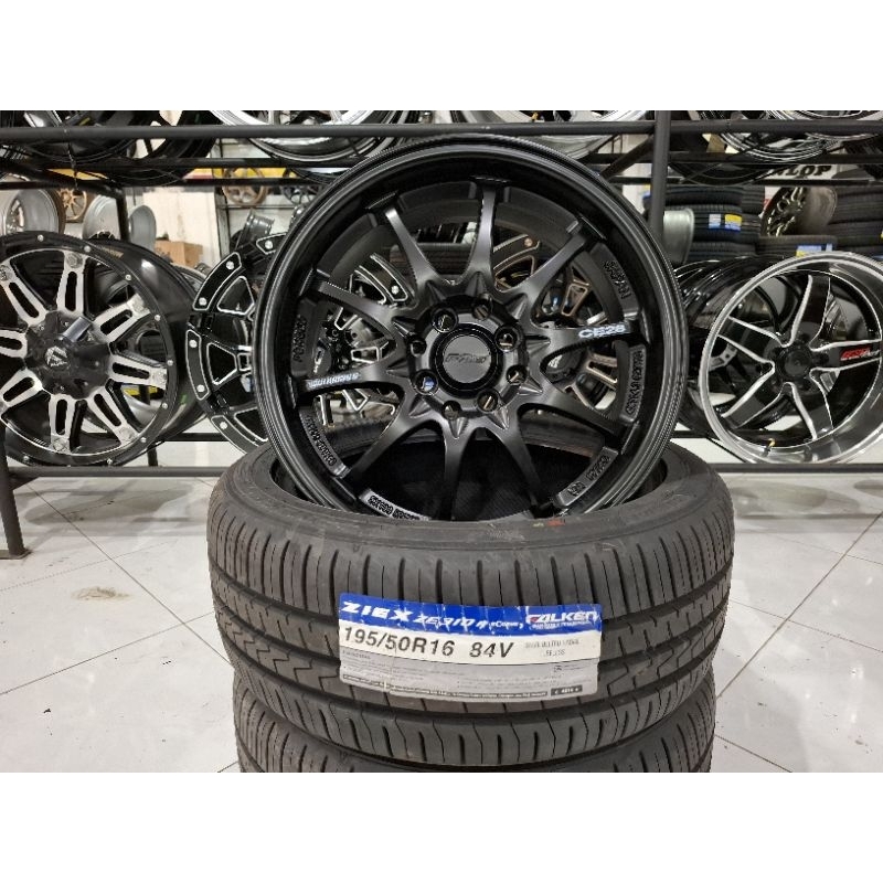 Paket velg Ring 16 Ce28 dan Ban 195/50R16 Falken