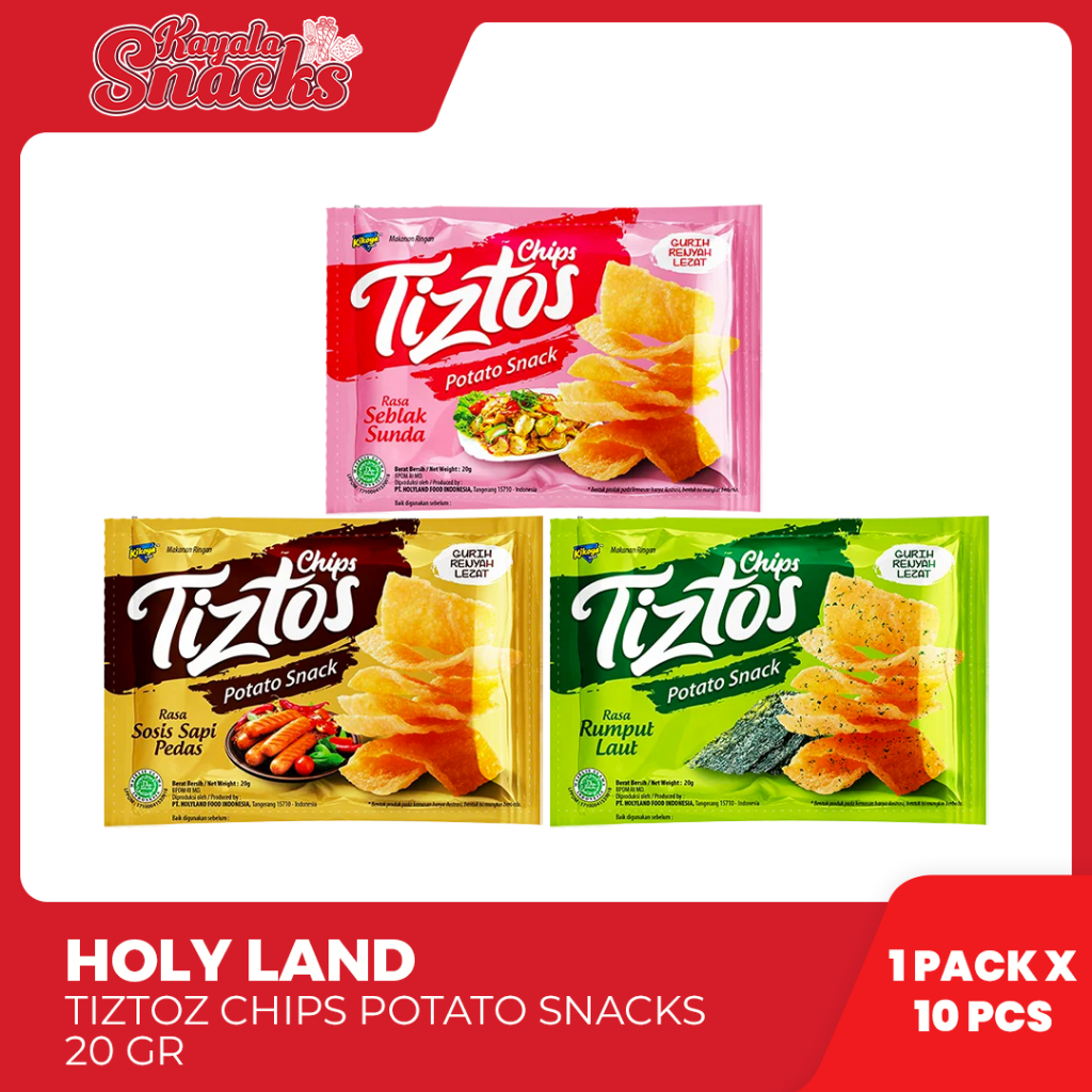 

TIZTOS Chips Potato Snacks 20 gr