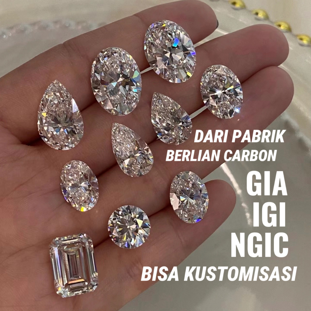 [FDOFC] - FL - VVS1 Kualitas - A9 Color D PREMIUM Austria Berlian GIA - IGI - NGIC Original Cut EX B