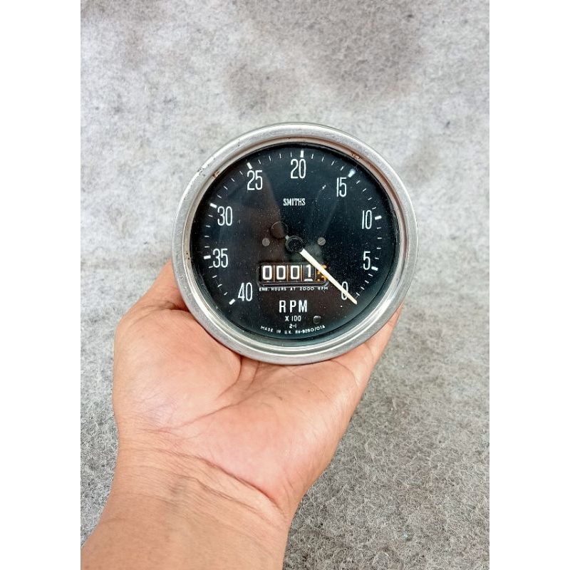 RPM Smiths Made in England RPM speedometer Smith motor tua speedometer motor antik mobil antik mobil