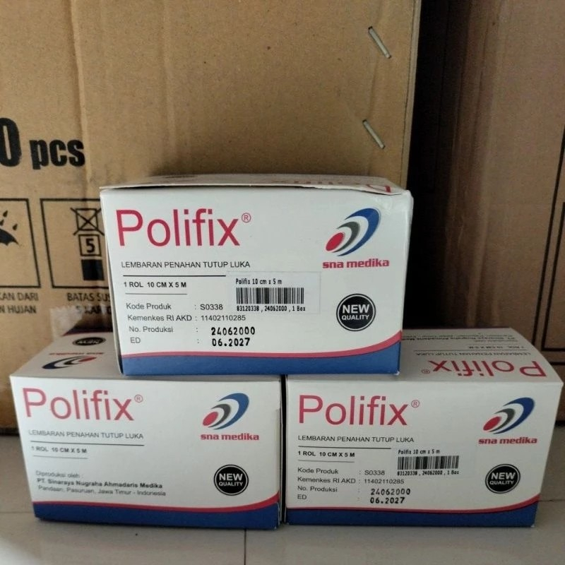 Plester Polifix 10cm x 5 meter / Plaster Polifix 10cm x 5m