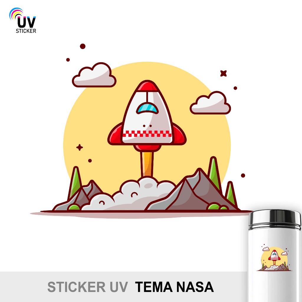 

STIKER UV - TEMA NASA | STICKER UV, STICKER MOTOR, STICKER MOBIL, STICKER HELM, STICKER TUMBLER, STICKER 3D, STICKER UV DTF BY UVSticker