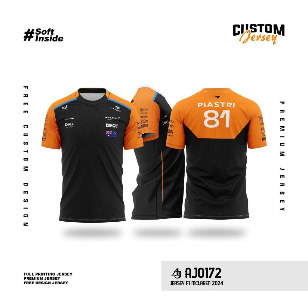 Kaos Jersey F1 MCLAREN 2024- AJ0172