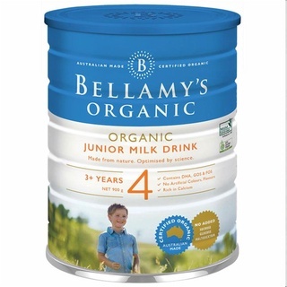 

Bellamy's Organic Junior Milk Drink Step 4 3+Y 900g - Susu Anak Balita Organic