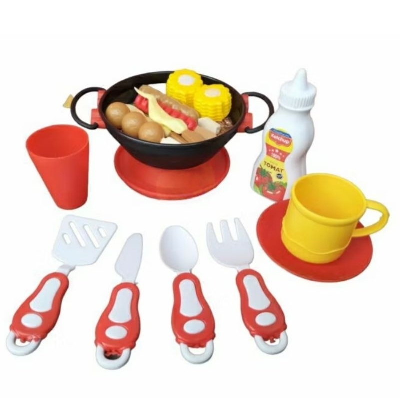 Mainan Anak FOOD PACKAGE BBQ HOTPOT BBQ Set YK69