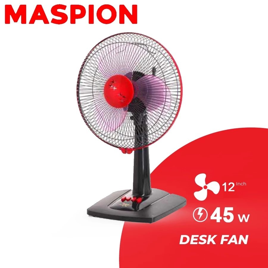 KIPAS ANGIN DUDUK MASPION EX-307 12 INCH / EX 307 12 INCH KIPAS ANGIN MEJA
