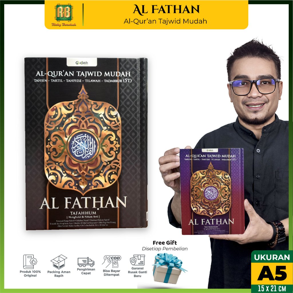 New AlQuran Tajwid Al Fathan A5/Al Quran Perkata Terjemah AlFathan Sedang/Al Quran Tafsir Perkata