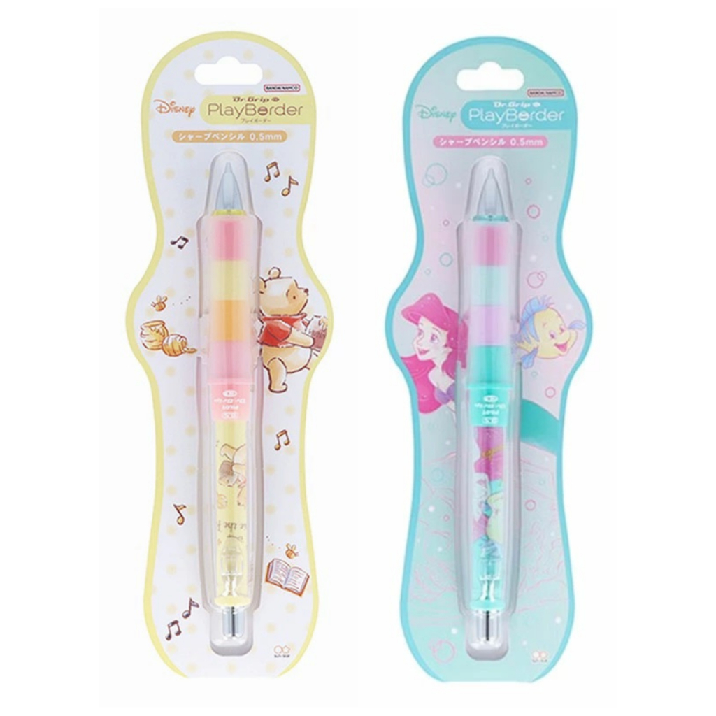 

Pilot Dr. Grip Play Border Disney Ariel Pooh Mechanical Pencil 0.5mm Pensil Mekanik Limited Edition