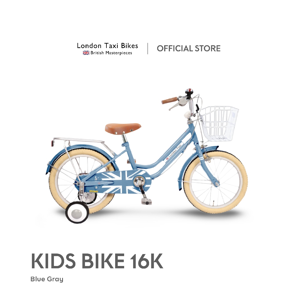 Jefferys - Sepeda Anak London Taxi Kids 16K Inch - Blue Gray