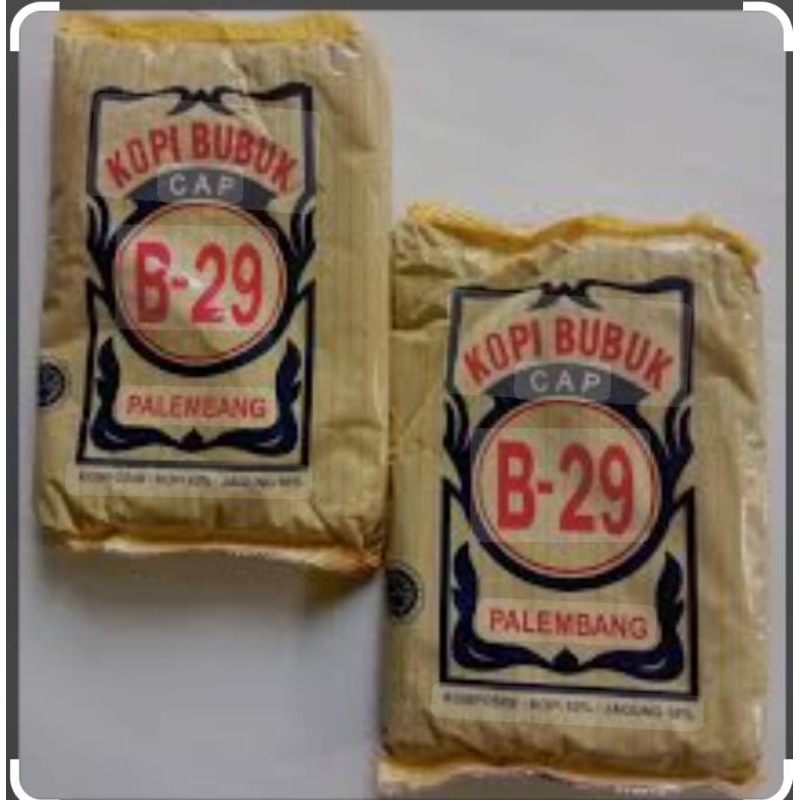 

kopi bubuk cap b-29 palembang 60 gram per bungkus