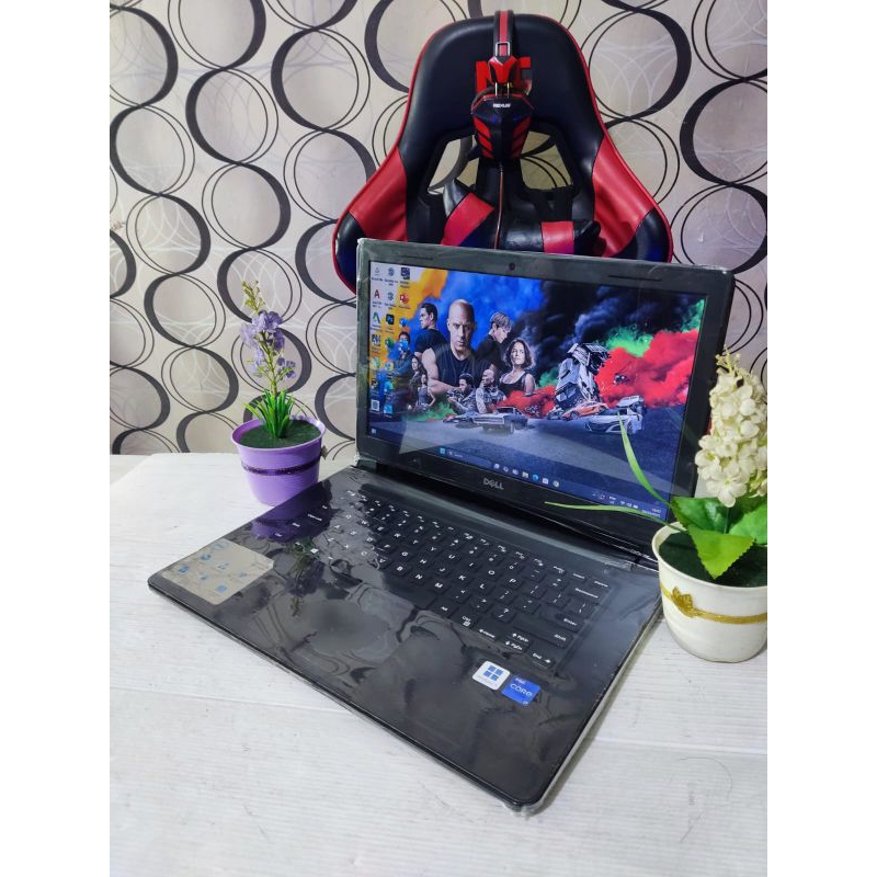 Laptop Branded DELL INSPIRON 14 3476 Premium Black Edition [RAM 16GB SSD 256GB DUAL VGA]