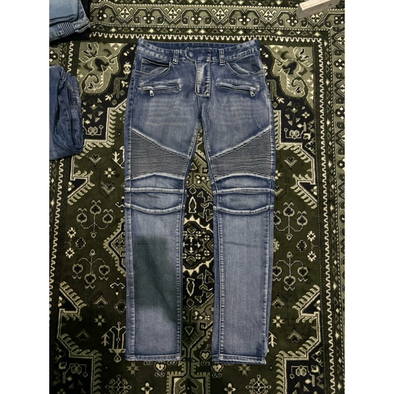 Balmain Paris biker jeans second