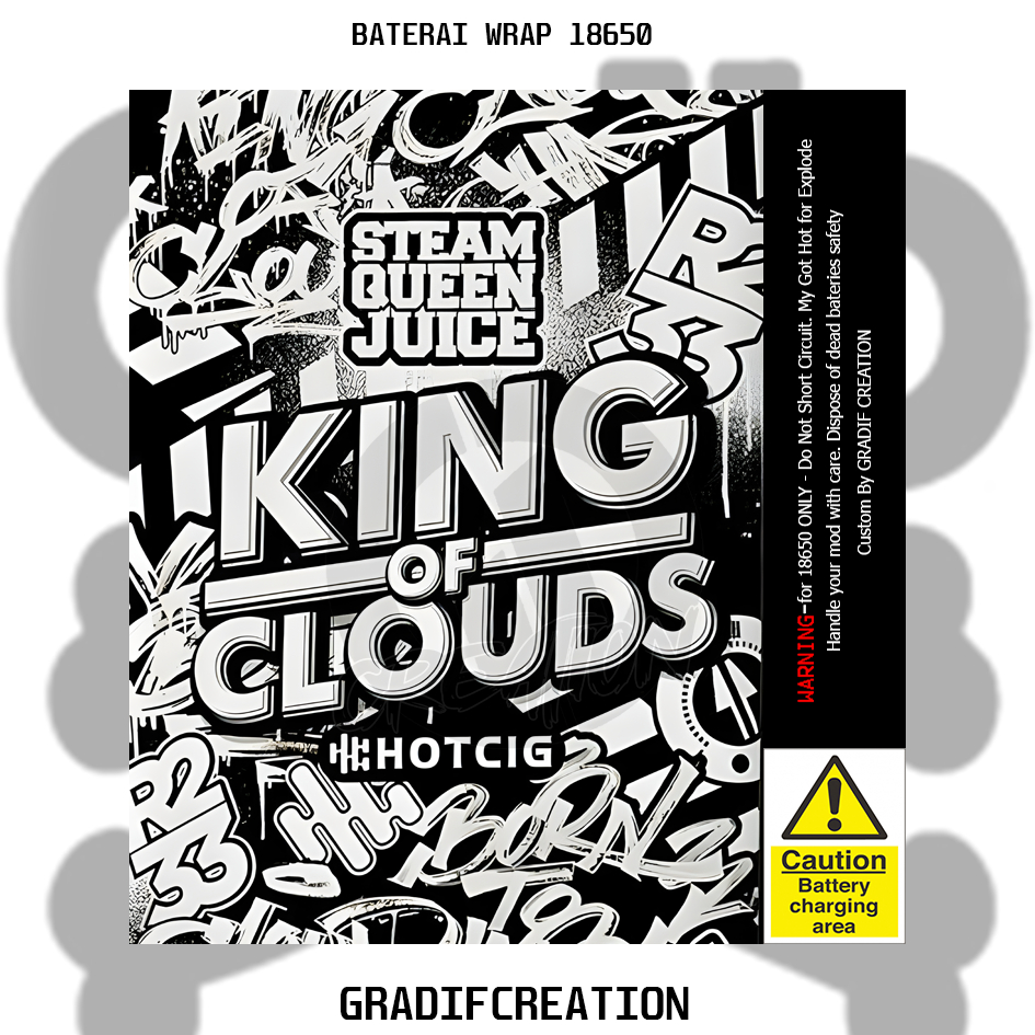 

Stiker Vynil Wrap 18650 KingClouds