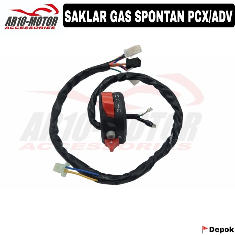 SAKLAR KANAN GAS SPONTAN DOMINO PCX 150 DAN PCX 160 PCX CBU