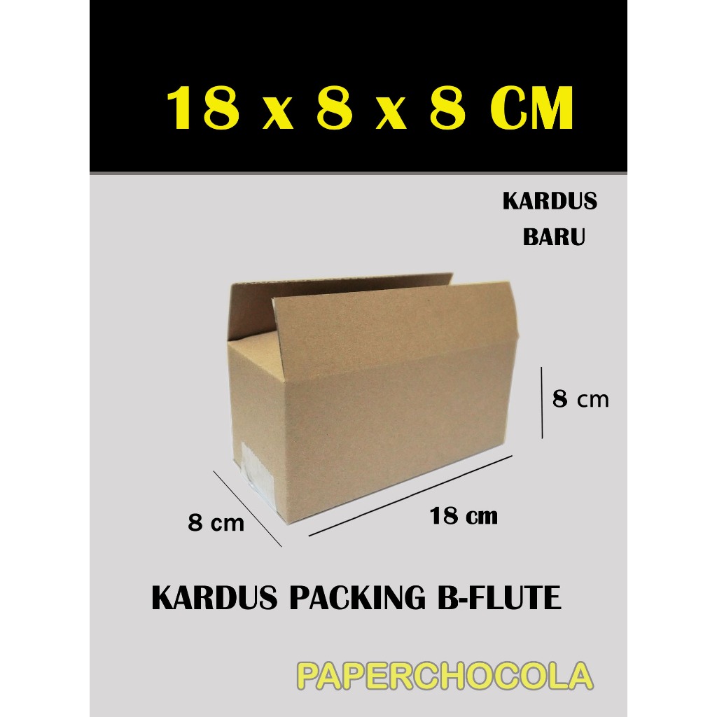 

KARDUS PACKING 18X8X8 cm/PACKING ONLINE/BOX KARTON CORUGATED B-FLUTE