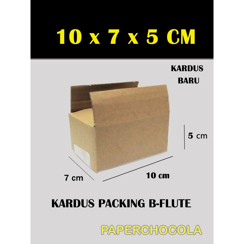 

KARDUS PACKING 10X7X5 cm/PACKING ONLINE/BOX KARTON CORUGATED B-FLUTE