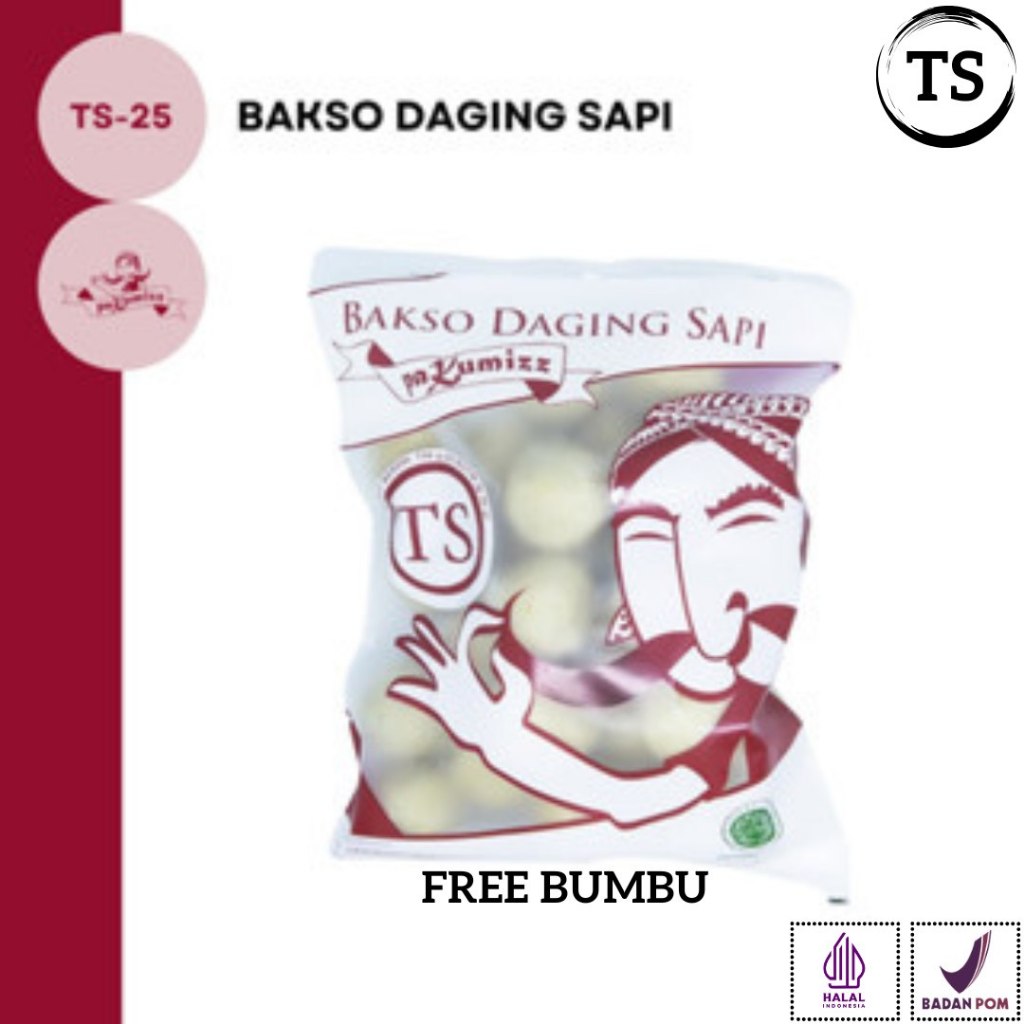 

Pakumizz Bakso Daging Sapi Isi TS 50